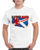 Scotland Saltire EDINBURGH Tartan Text T-Shirt