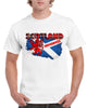Scotland Saltire INVERNESS Tartan Text T-Shirt