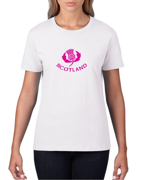 Scotland arc Thistle T-Shirt (Crew neck)