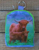 Highland Cow and Calf Fold Up Shopping Bag