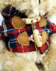 Hamish Bear with Tartan Duffle Coat - Small