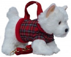 West Highland Terrier in Stewart Tartan Handbag/Shoulder Bag