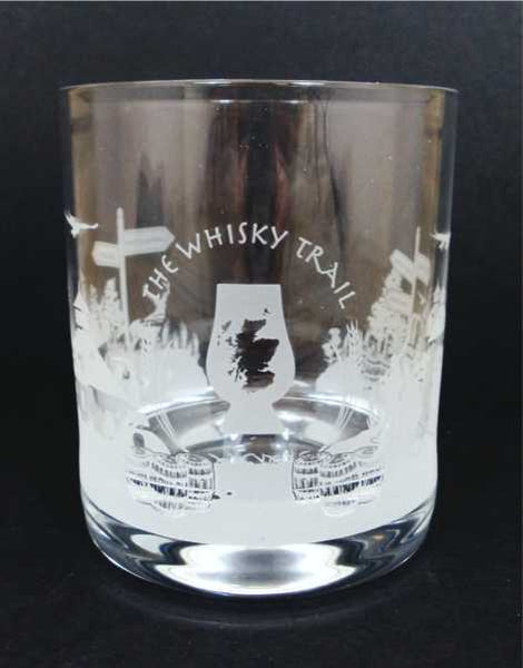 The Whisky Trail Crystal Whisky Glass
