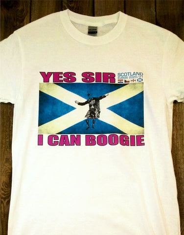 "Yes Sir I Can Boogie" SALTIRE T (Adult)