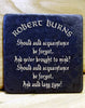 Set of 4mixed Robert Burns Slate Coasters