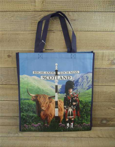 Highland Coo and Piper Reusable Shopping Bag