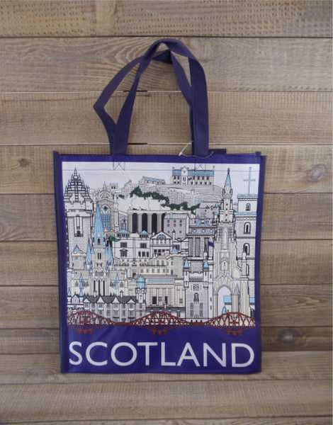 Landmarks of Scotland Reusable Shopping Bag