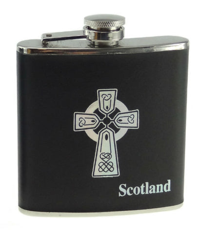 6oz Celtic Cross Hip Flask