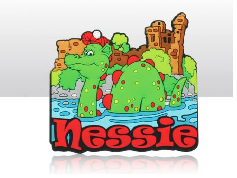 Nessie Rubber Magnet