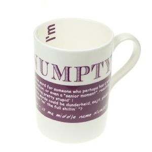 China Mug - Scottish Dialect Word (Numpty)