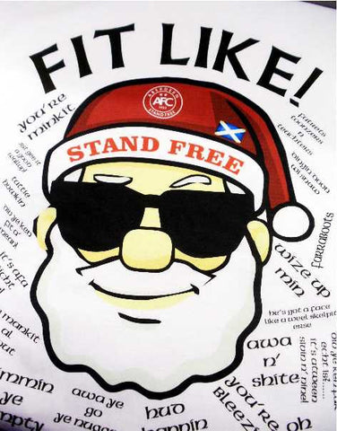 FIT LIKE Stand Free Santa T-Shirt