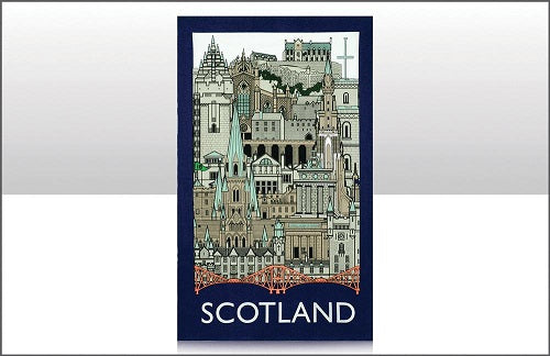 Scottish Landmarks Tea Towel