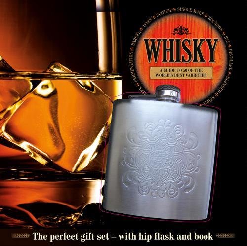 Whisky Book & Hip Flask Gift Set