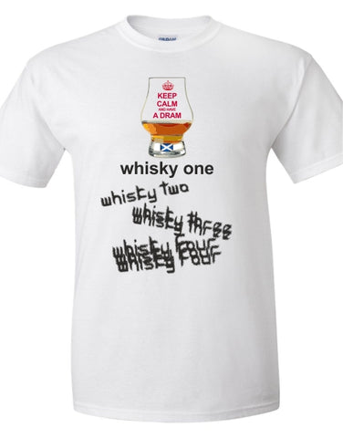 Whisky 1,2,3,4 Tshirt